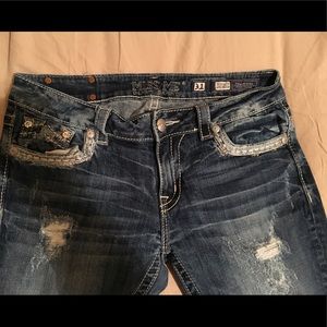 Straight Cuffed Miss Me Jeans